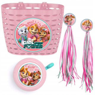 PAW PATROL PINK BIKE BASKET + 2 ďalšie produkty